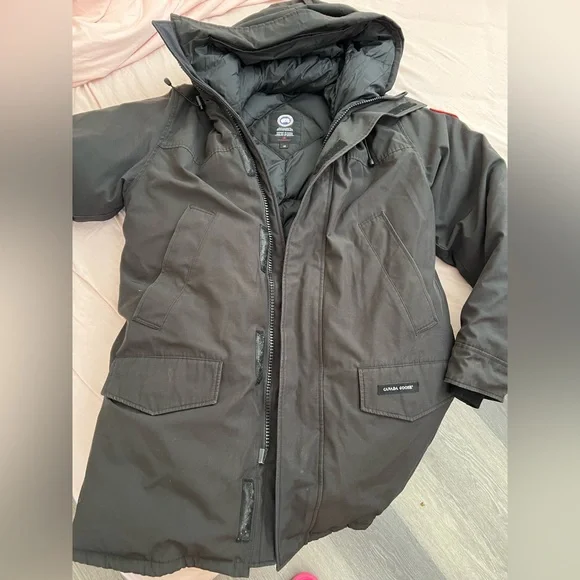 💯Canada Goose 100% authentic Men's down BLACK Puffer Jacket Langford Parka - Picture 3 of 16